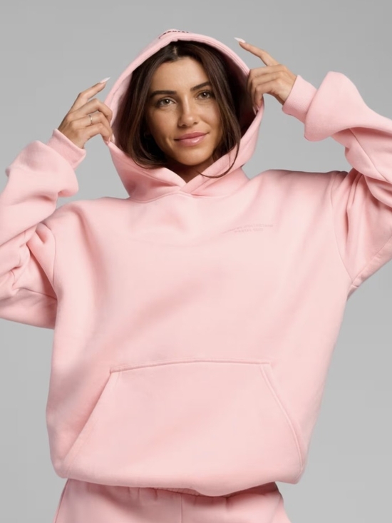 Comfrt Tops - Comfrt Women's Oversized Pink Hoodie Pullover Sweatshirt Small